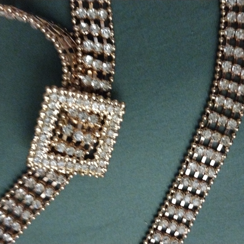 Silver Rhinestone Belt - Picture 3 of 4